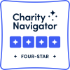 Charity Bavigator Four-Star Rating Badge