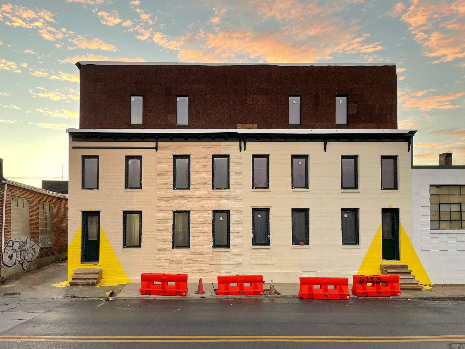 An exterior image of The Compound in Baltimore City